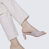 Chloe Comfy Heel In LilacHeels - myballerine