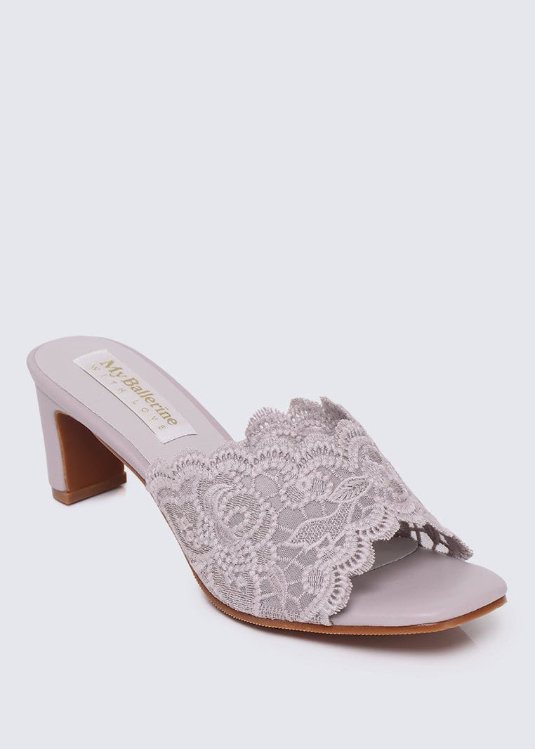 Chloe Comfy Heel In LilacHeels - myballerine