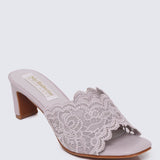 Chloe Comfy Heel In LilacHeels - myballerine