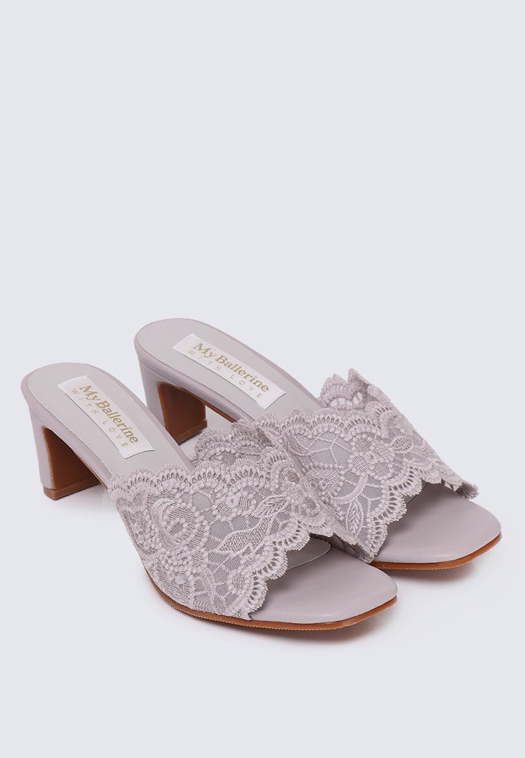 Chloe Comfy Heel In LilacHeels - myballerine