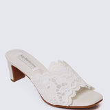 Chloe Comfy Heels In BeigeHeels - myballerine