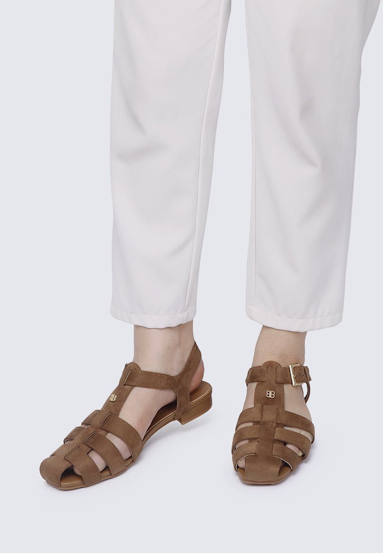 Choco Mousse Comfy Sandals In BrownSandals - myballerine