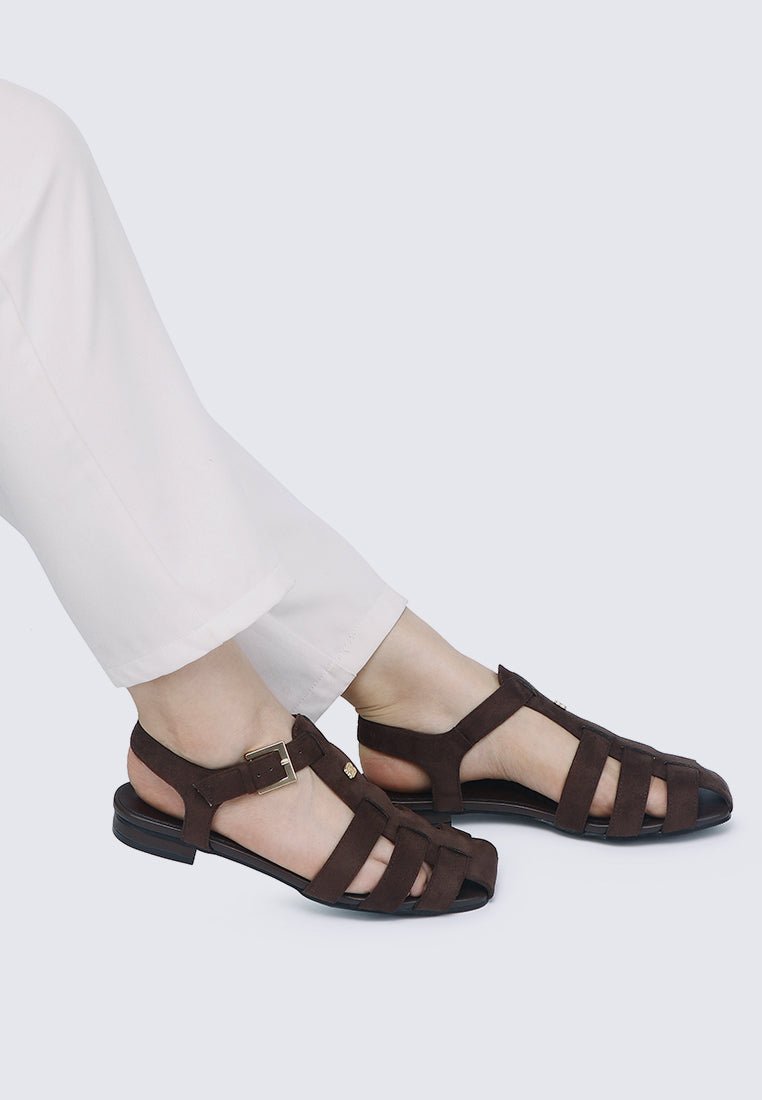 Choco Mousse Comfy Sandals In EspressoSandals - myballerine