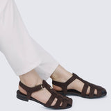 Choco Mousse Comfy Sandals In EspressoSandals - myballerine