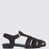 Choco Mousse Comfy Sandals In EspressoSandals - myballerine