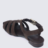 Choco Mousse Comfy Sandals In EspressoSandals - myballerine