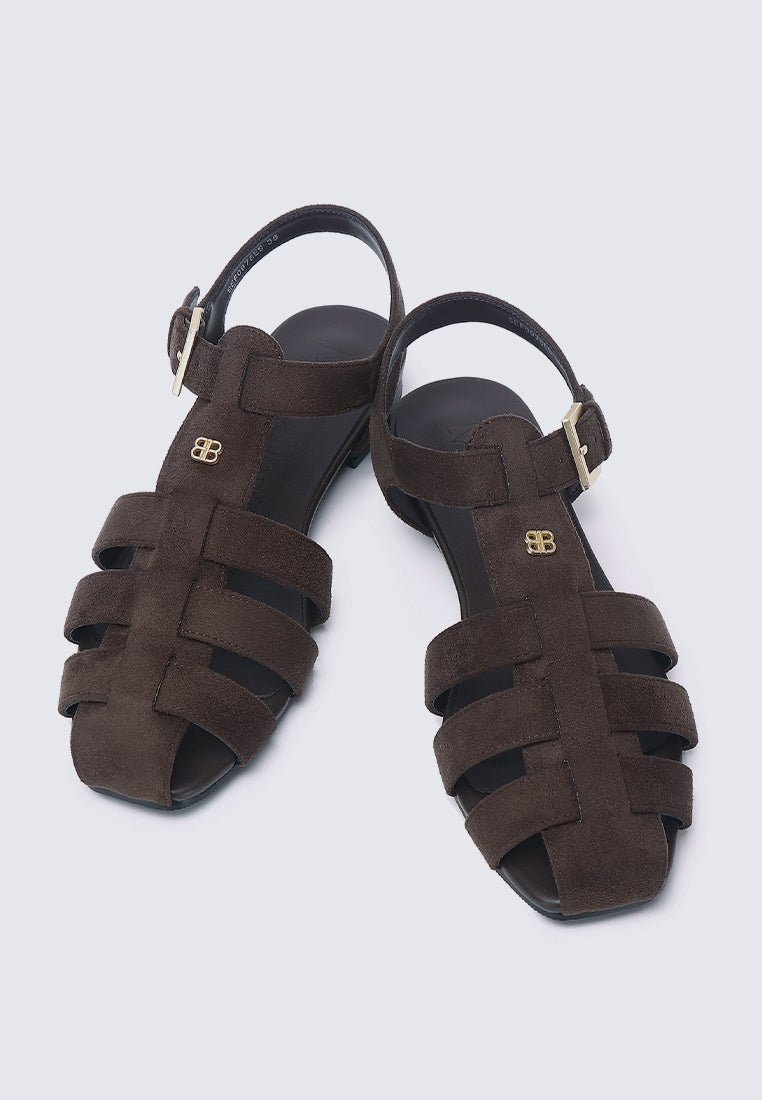 Choco Mousse Comfy Sandals In EspressoSandals - myballerine