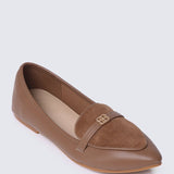 Choco Soufflé Comfy Loafers In BrownLoafers - myballerine