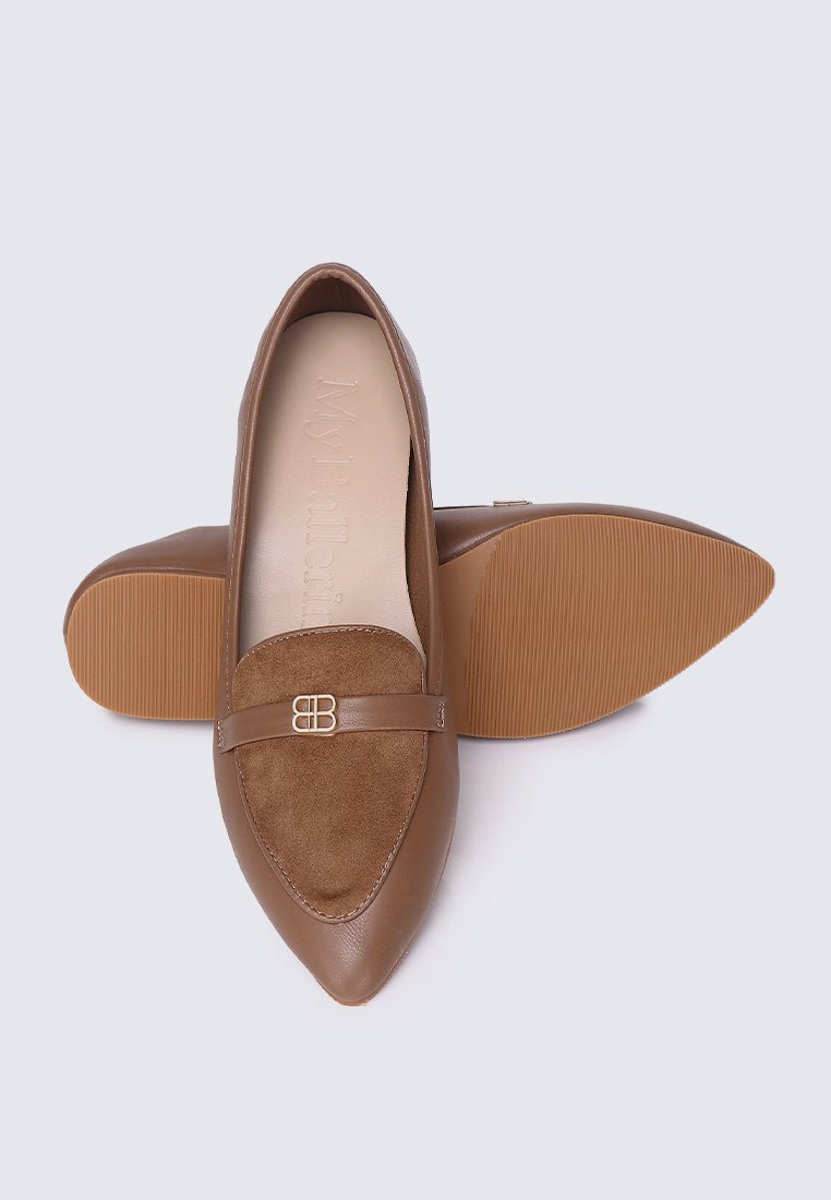 Choco Soufflé Comfy Loafers In BrownLoafers - myballerine