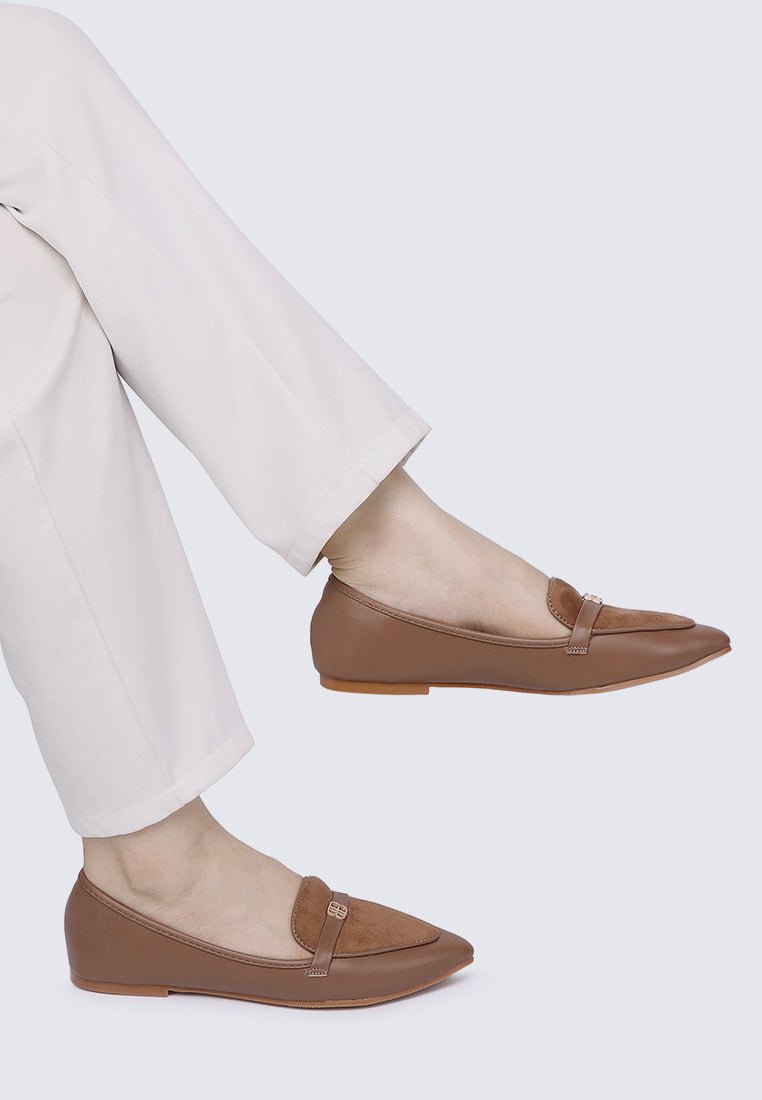 Choco Soufflé Comfy Loafers In BrownLoafers - myballerine