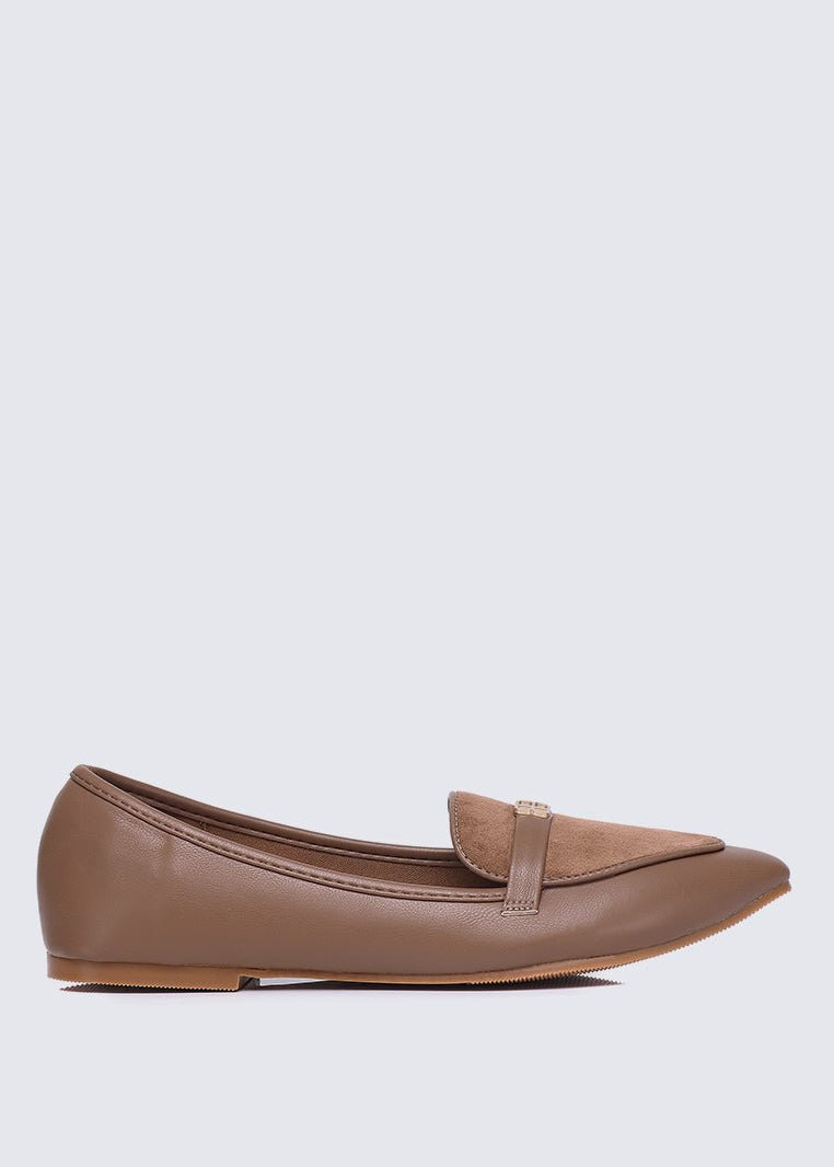 Choco Soufflé Comfy Loafers In BrownLoafers - myballerine