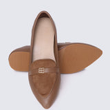 Choco Soufflé Comfy Loafers In BrownLoafers - myballerine