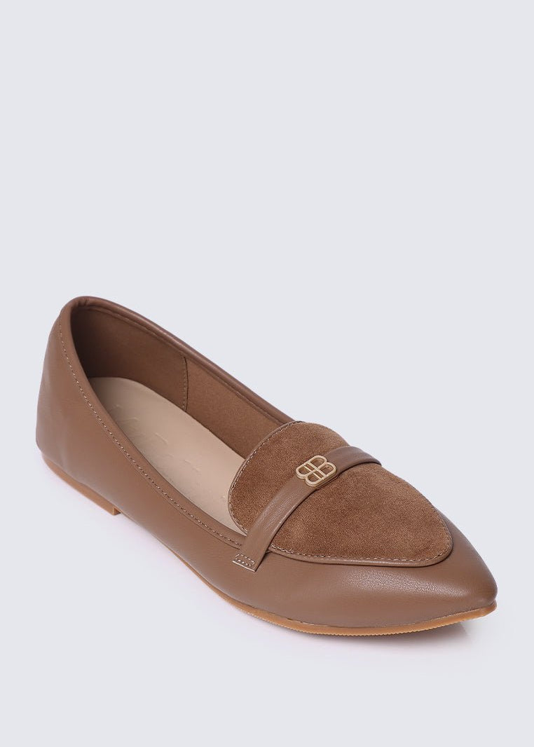 Choco Soufflé Comfy Loafers In BrownLoafers - myballerine