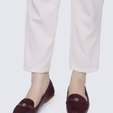 Choco Soufflé Comfy Loafers In BurgundyLoafers - myballerine