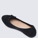 Chuyee Comfy Ballerina In BlackShoes - myballerine