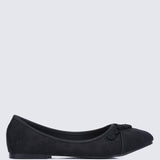 Chuyee Comfy Ballerina In BlackShoes - myballerine