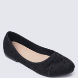 Chuyee Comfy Ballerina In BlackShoes - myballerine