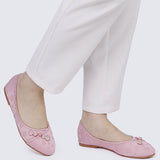 Chuyee Comfy Ballerina In Dusty PinkShoes - myballerine
