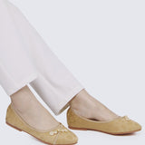 Chuyee Comfy Ballerina In MustardShoes - myballerine