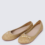 Chuyee Comfy Ballerina In MustardShoes - myballerine