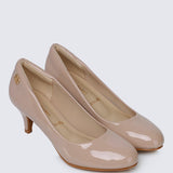 Cindy WideFit Comfy Pumps In NudeShoes - myballerine