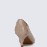 Cindy WideFit Comfy Pumps In NudeShoes - myballerine