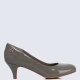 Cindy WideFit Comfy Pumps In TaupeShoes - myballerine