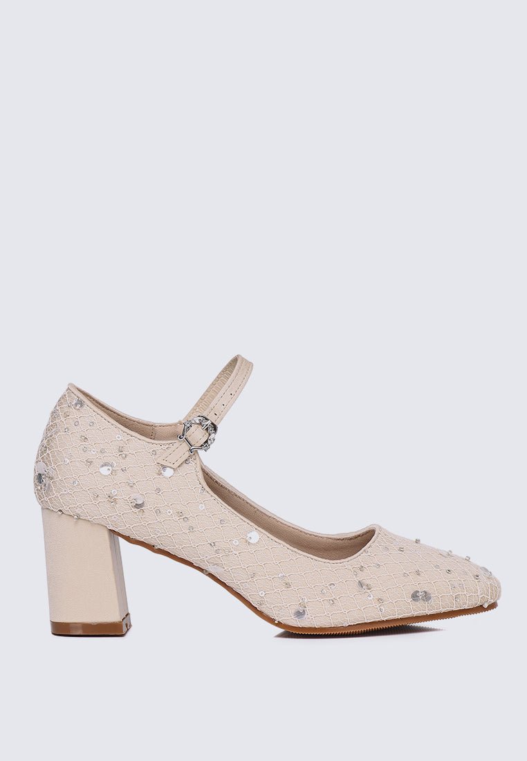 Clarisse Comfy Heels In NudeHeels - myballerine