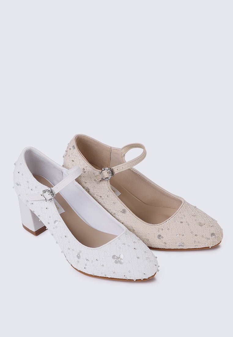 Clarisse Comfy Heels In NudeHeels - myballerine