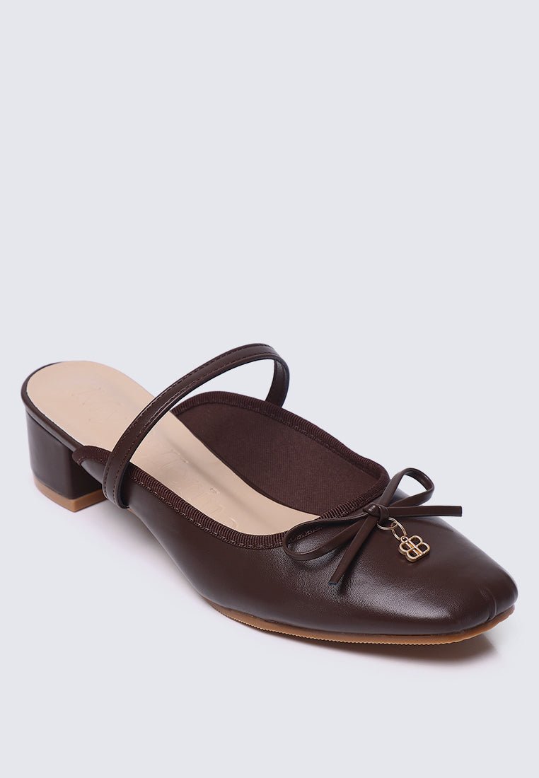 Cocoa Crème Comfy Heels In EspressoHeels - myballerine