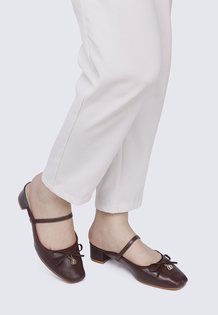 Cocoa Crème Comfy Heels In EspressoHeels - myballerine