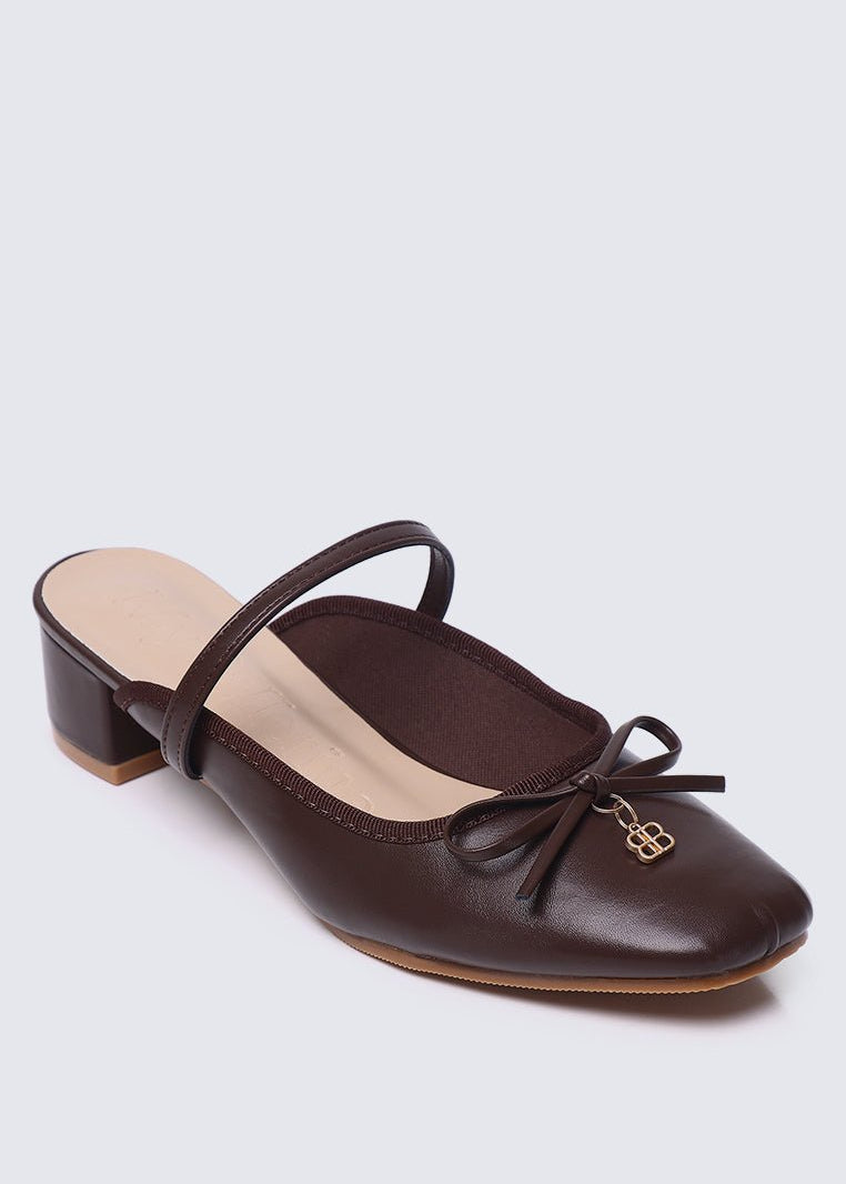 Cocoa Crème Comfy Heels In EspressoHeels - myballerine