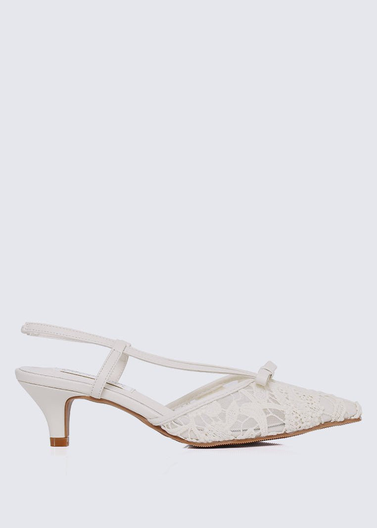 Colette Comfy Heels In BeigeHeels - myballerine