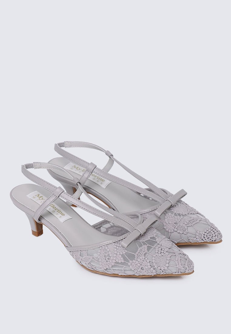 Colette Comfy Heels In LilacHeels - myballerine
