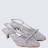 Colette Comfy Heels In LilacHeels - myballerine