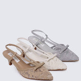 Colette Comfy Heels In LilacHeels - myballerine