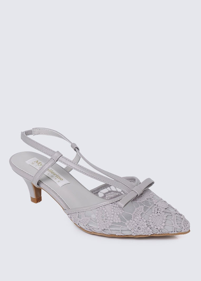 Colette Comfy Heels In LilacHeels - myballerine