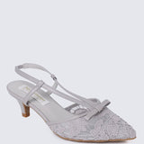 Colette Comfy Heels In LilacHeels - myballerine