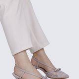 Colette Comfy Heels In LilacHeels - myballerine