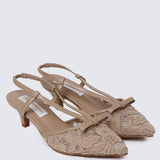 Colette Comfy Heels In NudeHeels - myballerine