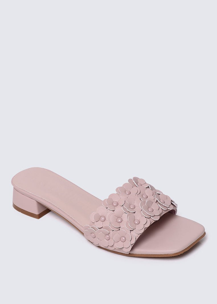 Corinne Comfy Sandals In Nude PinkSandals - myballerine