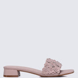 Corinne Comfy Sandals In Nude PinkSandals - myballerine