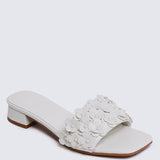Corinne Comfy Sandals In Off WhiteSandals - myballerine