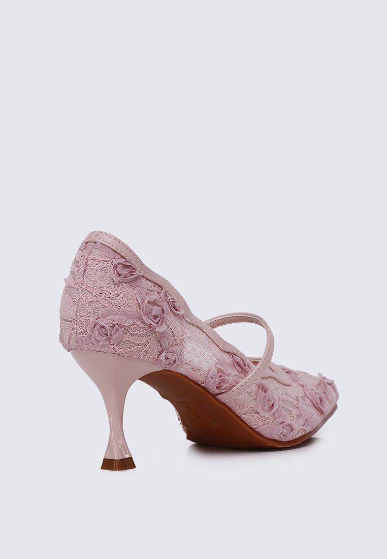 Cristelle Comfy Heels In PinkHeels - myballerine