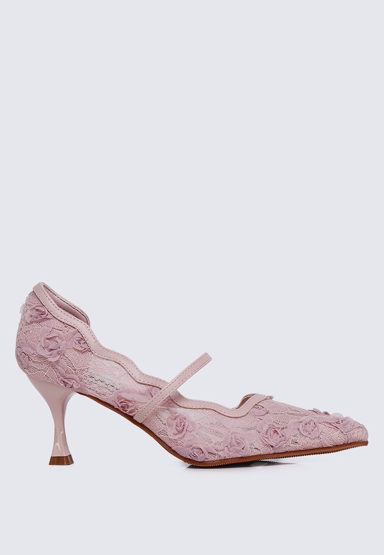 Cristelle Comfy Heels In PinkHeels - myballerine