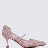 Cristelle Comfy Heels In PinkHeels - myballerine