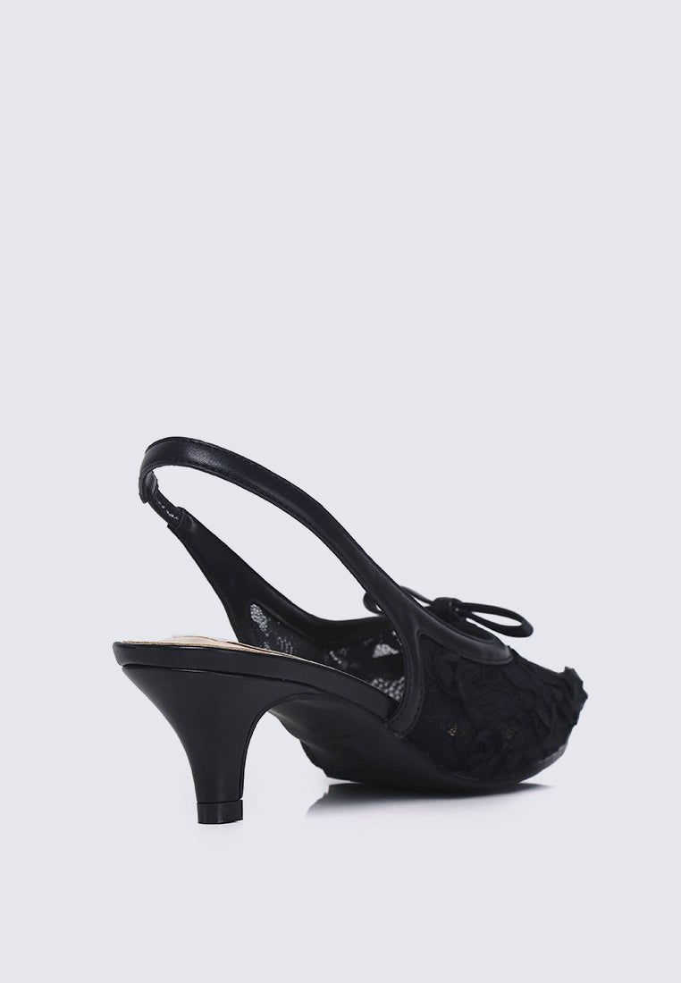 Cyanelle Comfy Heels In BlackHeels - myballerine