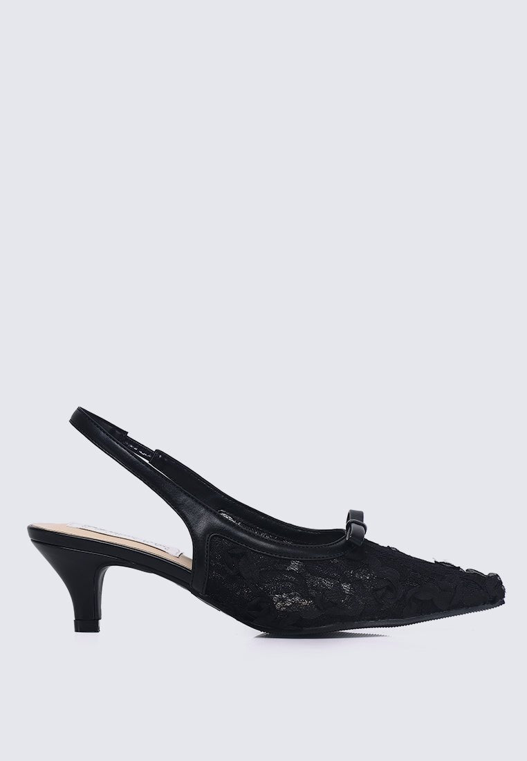 Cyanelle Comfy Heels In BlackHeels - myballerine