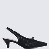 Cyanelle Comfy Heels In BlackHeels - myballerine