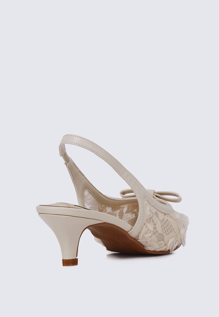 Cyanelle Comfy Heels In NudeHeels - myballerine